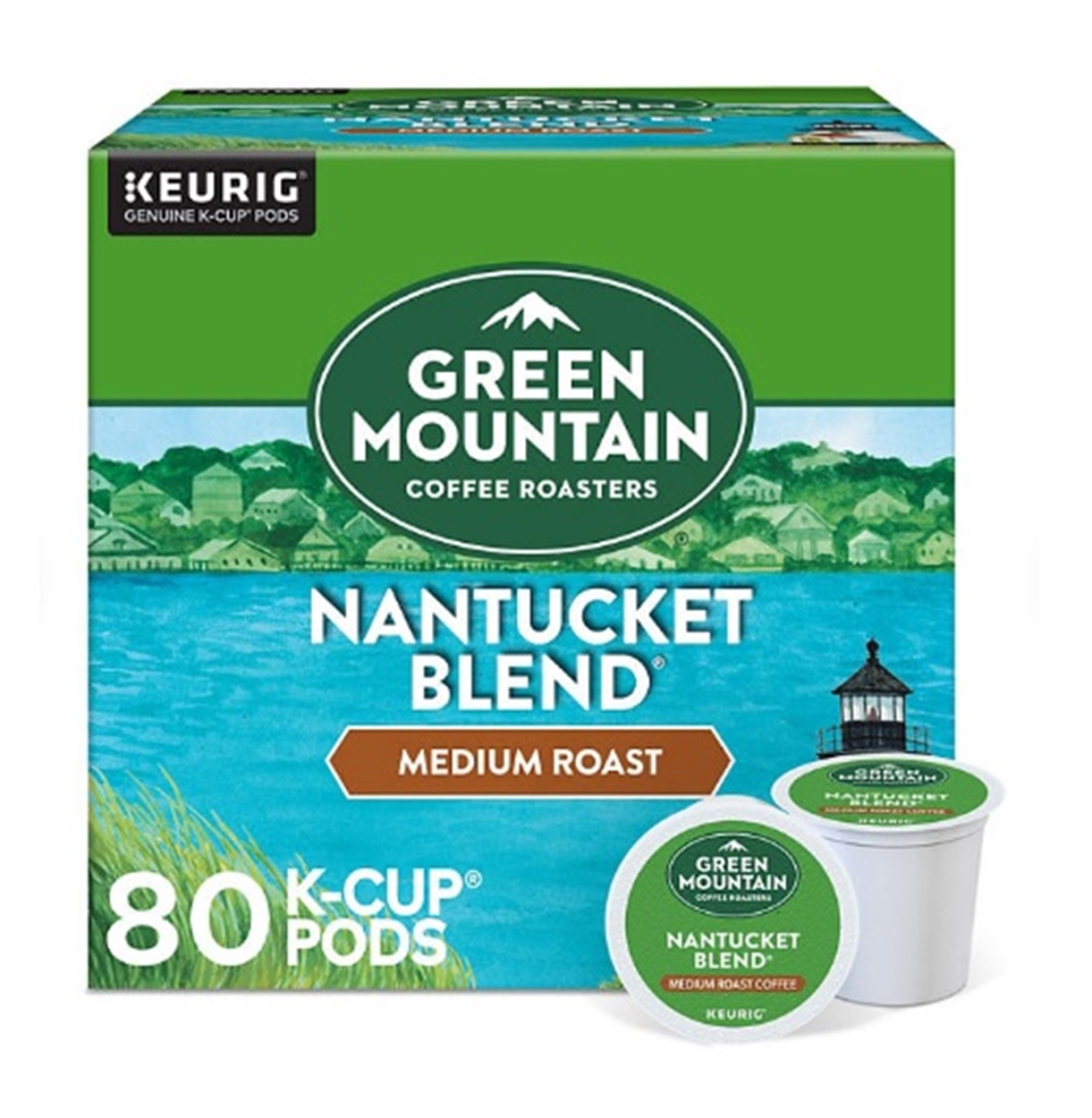 (image for) Green Mountain Coffee Roasters Medium Roast K-Cup, Nantucket Blend, 80 ct. - Click Image to Close